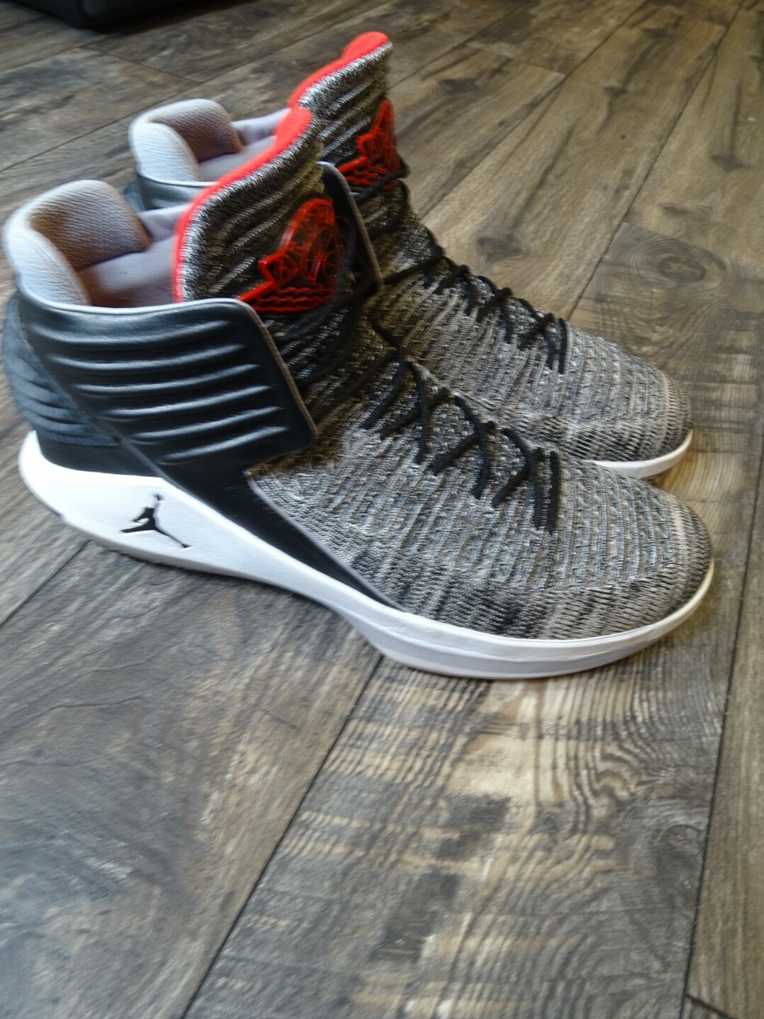 Size 15 Jordan 32 Black Cement Mvp 18 For Sale Online Ebay