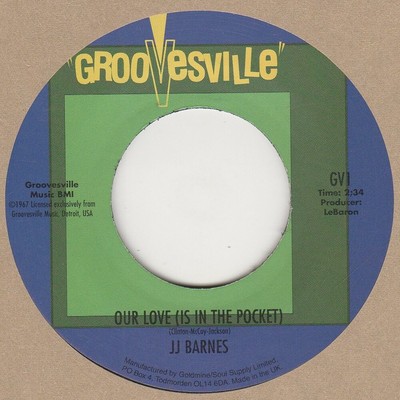JJ Barnes Our Love Groovesville Soul Northern Motown