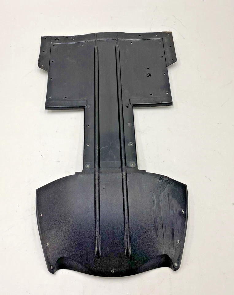 2001 Arctic Cat ZL 800 BLACK PLASTIC FRONT LOWER CENTER BELLY PAN SHROUD COWL - Image 2 of 4