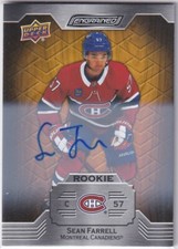 2023-24 Upper Deck Engrained Hockey Sean Farrell Rookie Auto