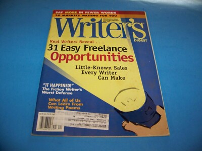 Writer's Digest Magazine ''31 Easy Freelance Opportunities''  Vintage 1997
