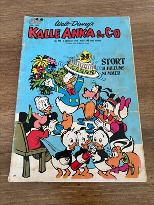 Walt Disney's Kalle Anka & Co # 40 FN Foreign Language 1973 Comic Book 3 J306