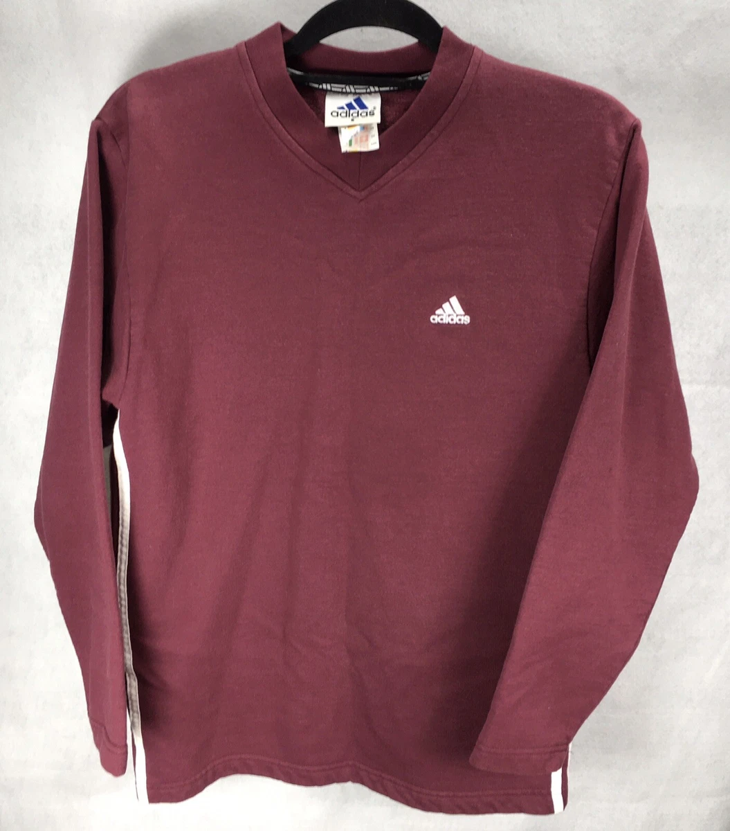 Adidas maroon sweatshirt sales