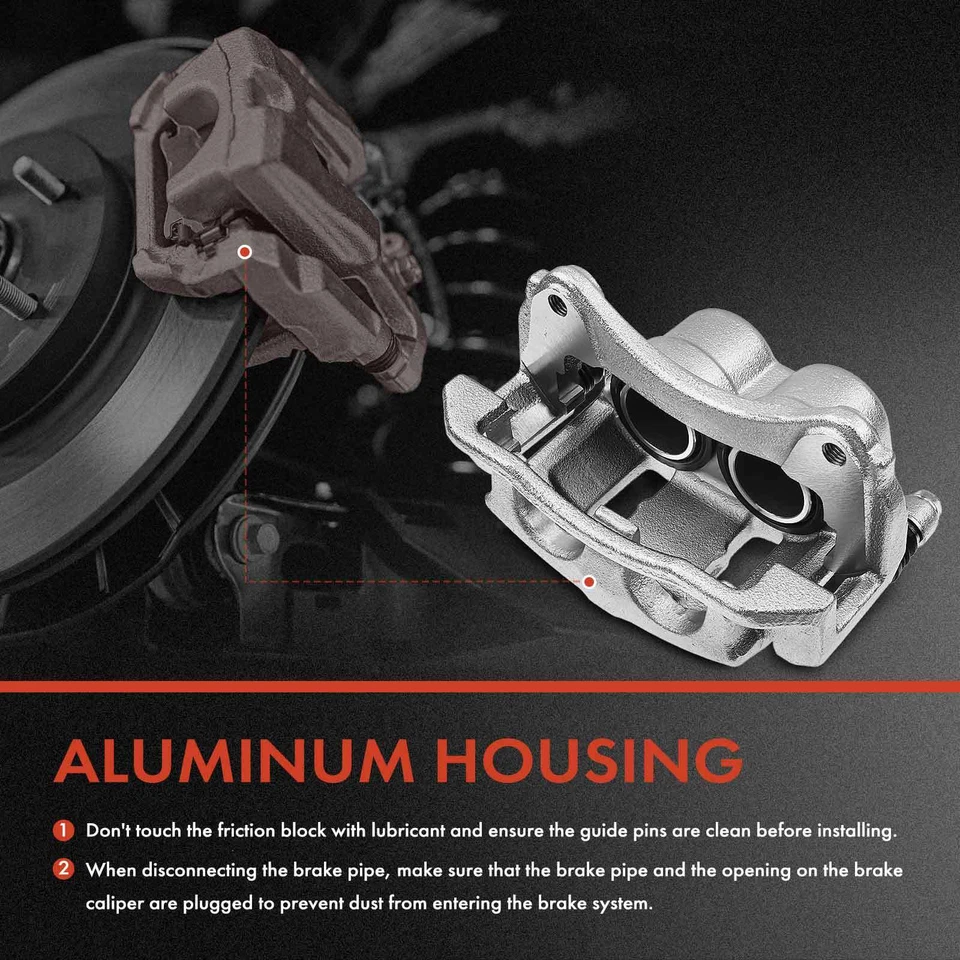 Pinza de freno delantera y pastilla de cerámica para Ford Explorer Ranger 1995-2002 Mazda B2500 Foto 3 de 4