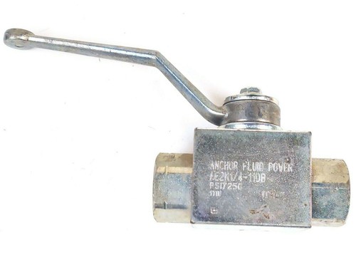 Anchor Fluid Power AE2N11/4-11DB 2-Way Block Body Threaded Ball Valve 7250 psi