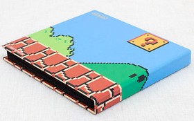 Super Mario Bros. Club Nintendo 7 Color DS Touch Pen & Card Case JAPAN FAMICOM