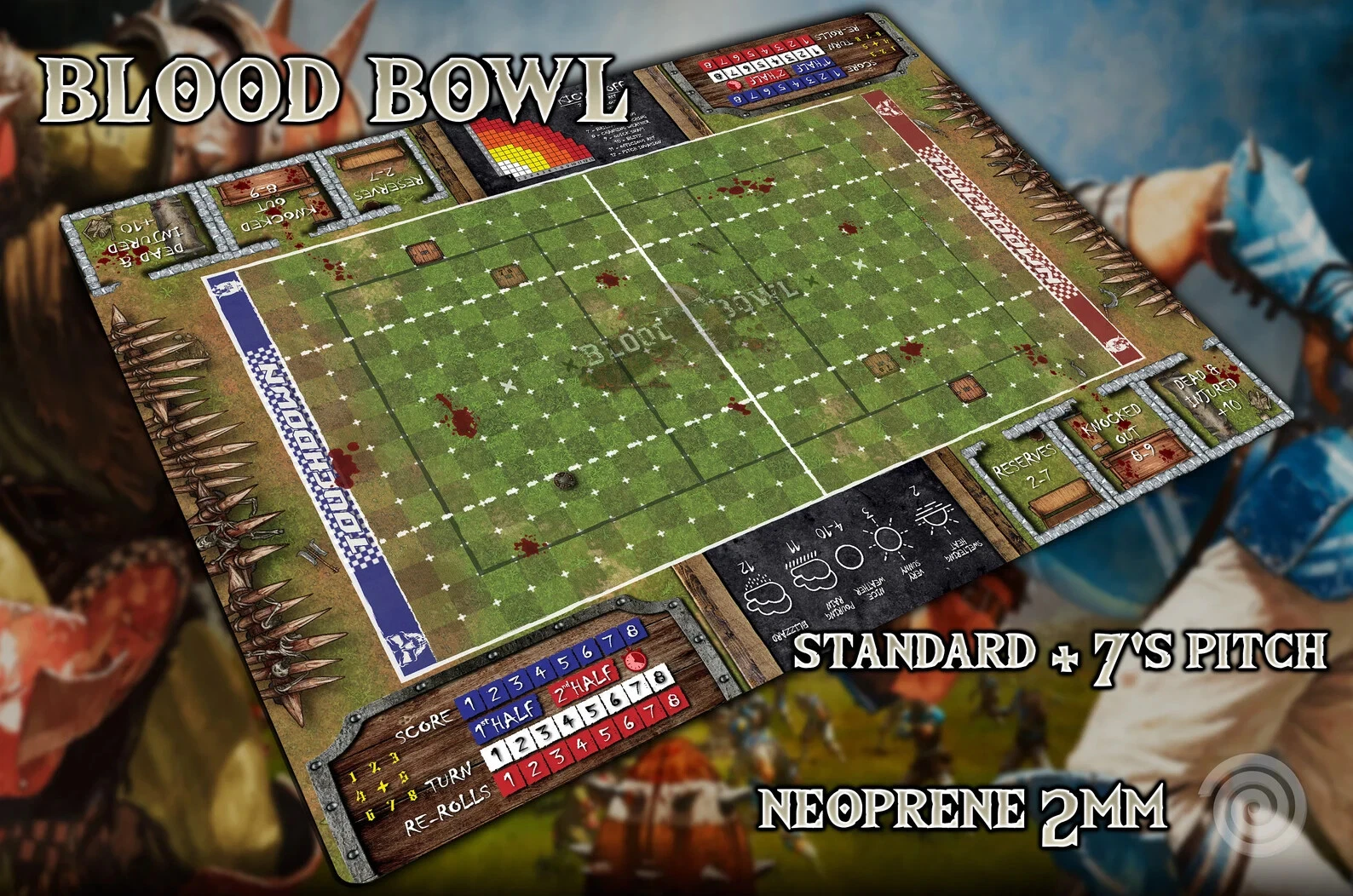 Blood Bowl Compatible Rug