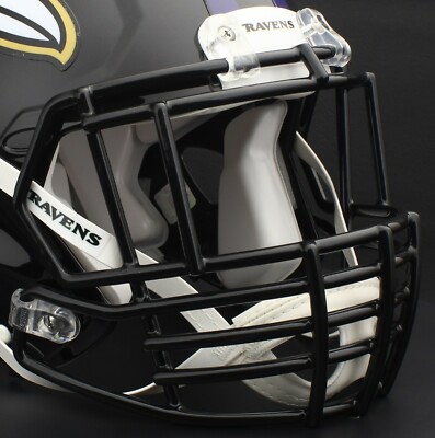 BALTIMORE RAVENS Riddell Speed S2EG-HT-SP Football Helmet Facemask (BLACK)