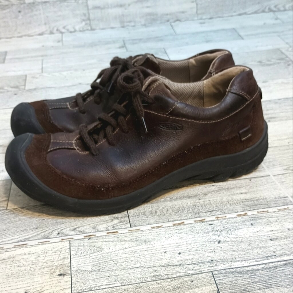 Scarpe Keen in pelle scamosciata marrone casual comode misura 8 5