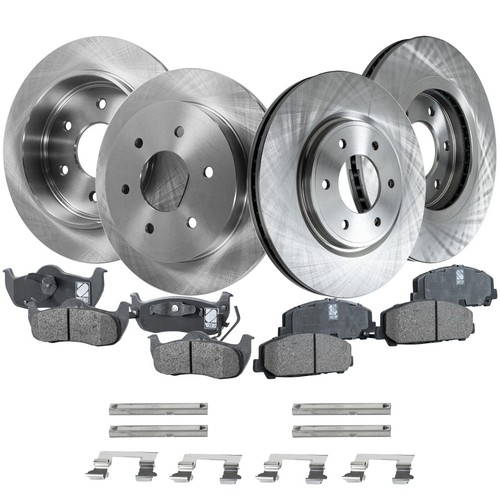 Front & Rear Brake Disc Rotors and Pads Kit for Nissan TITAN Armada QX56 0810 eBay