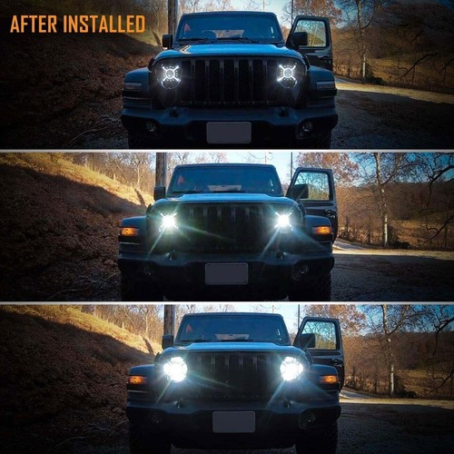 9" Zoll LED Scheinwerfer DRL für Jeep Wrangler JL Rubicon Gladiator JT 2018-2023 - Bild 7 von 15