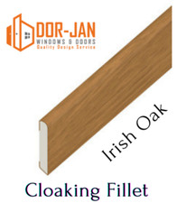 UPVC Plastic Trim Cloaking Fillet D Mould Architrave Window Door Bead 5m COILED