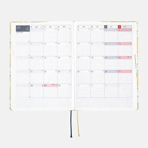 Hobonichi Techo 2025 LIBERTY TELAS Cubierta Flor Michelle/Paysanne JAPÓN NUEVO - Imagen 96 de 104