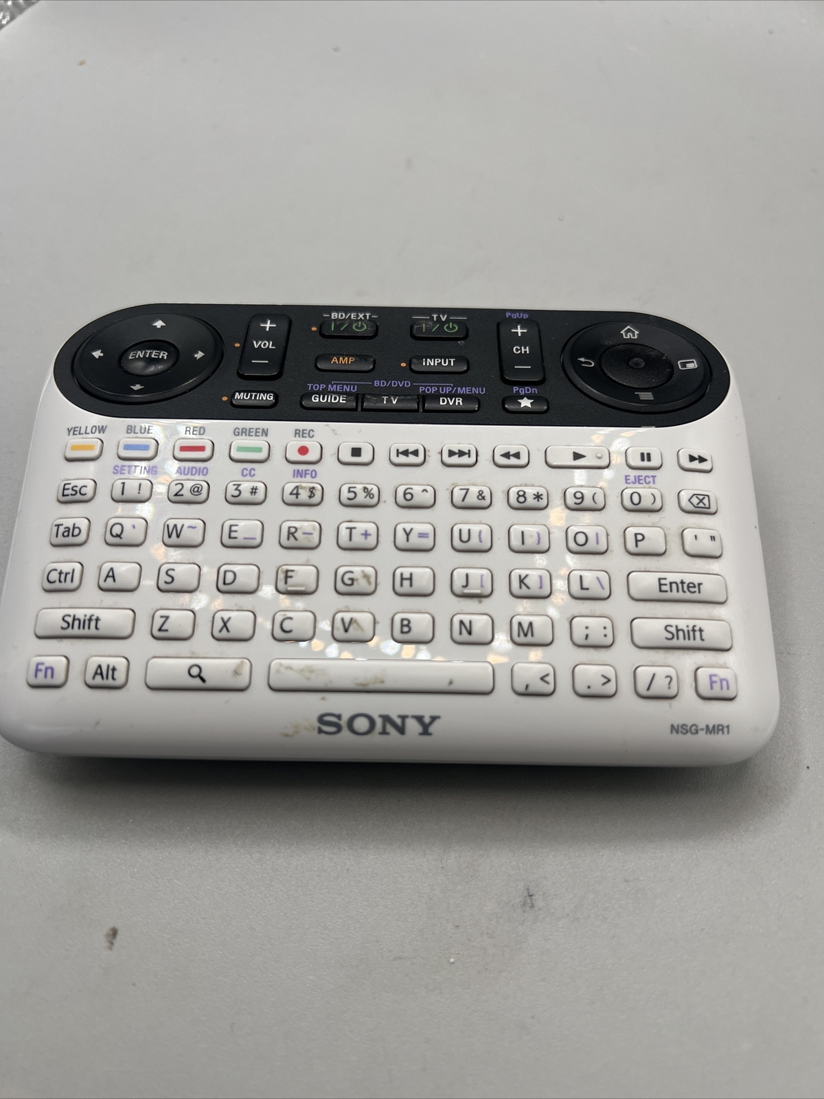 Genuine Sony NSGMR1 Remote Control For Google TV Qwerty Keyboard FOR
