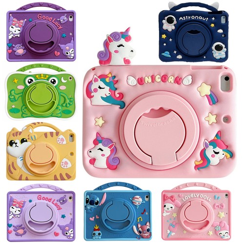 For Samsung Galaxy Tab A 10.1" T510 T515 T517 Kids Shockproof Strap Handle Case - Picture 1 of 68