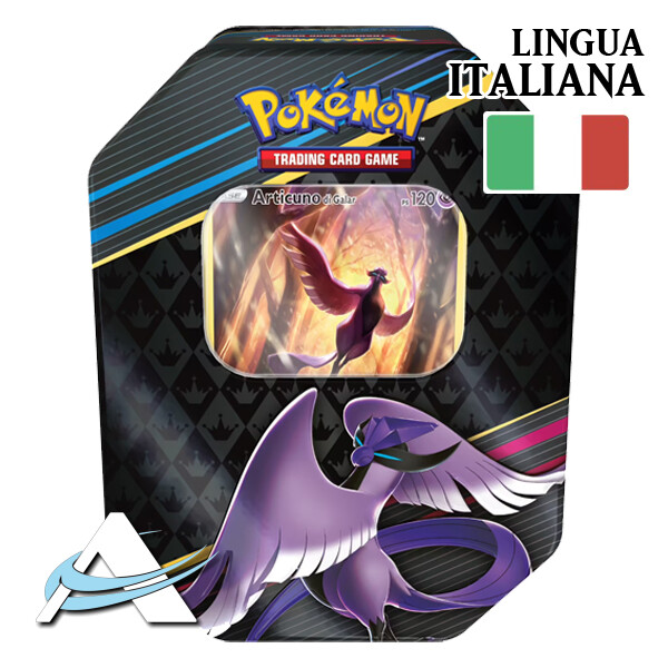Tin ARTICUNO DI GALAR SWSH282 Zenit Regale / Crown Zenith ITALIANO GCC POKEMON