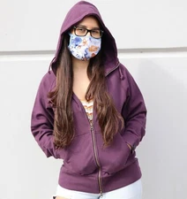 NWT Marc by Marc Jacobs Cotton Sweater Hoodie Purple M-L