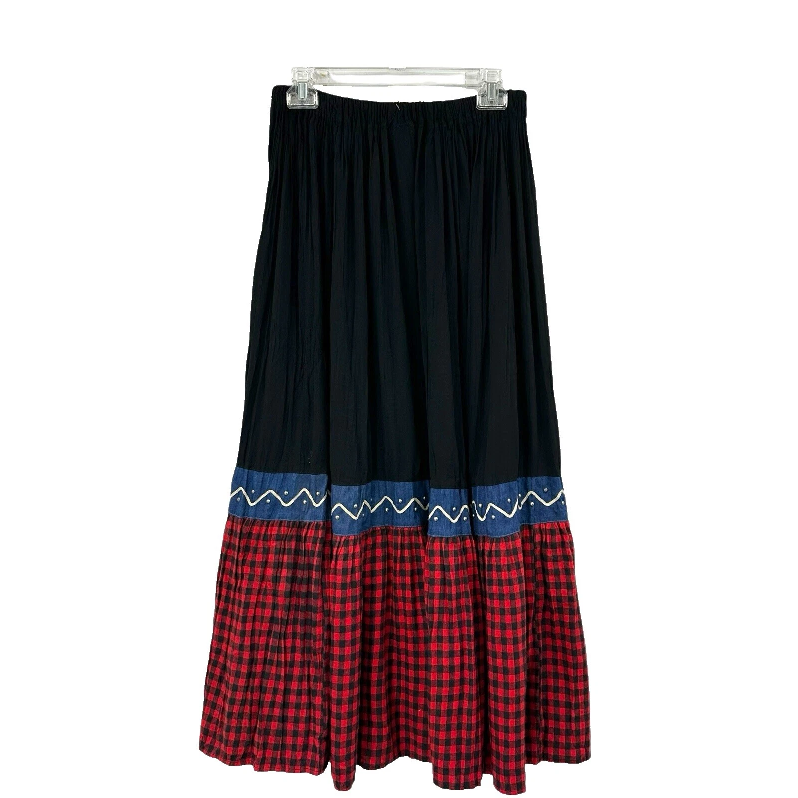 Checked Maxi Skirts for Women