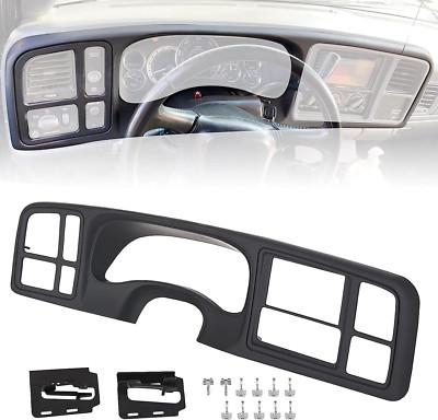 Double Din Truck Dash Kit Compatible with 1999-2002 GM Full-Size Trucks Suv'S Si