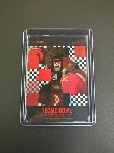 A Bear Tecmo Bowl Bo Jackson Battle Arena 75 Brawl BF796 Large Pixel