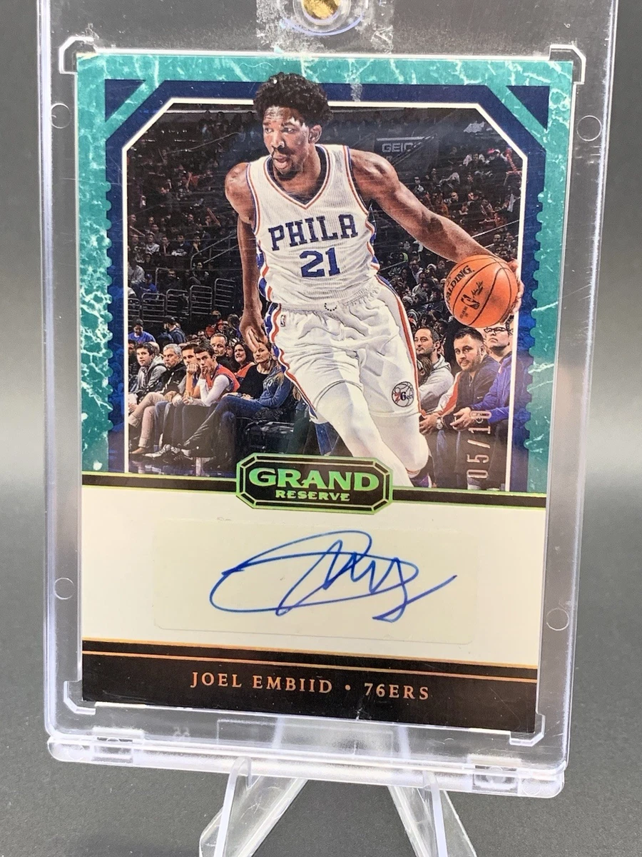 Joel Embiid Serial Numbered Basketball Sports Trading Card Singles