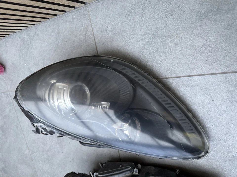 Porsche Cayenne 958 92A Xenon Scheinwerfer Schwarz Gts Turbo Links Rechts - Bild 4 von 4
