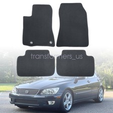 2001-2005 For Lexus Is300 Front Rear Velour Floor Mats Carpet Anti-slip Black 2001-2005 For Lexus Is300 Front Rear Velour Floor Mats Carpet Anti-slip Black