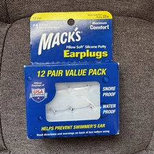 Pillow Soft Silicone Earplugs, 12 Pair – The Original Moldable Silicone Putty