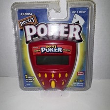 Radica 8020 Pocket Poker Handheld Electronic Game 50815313 