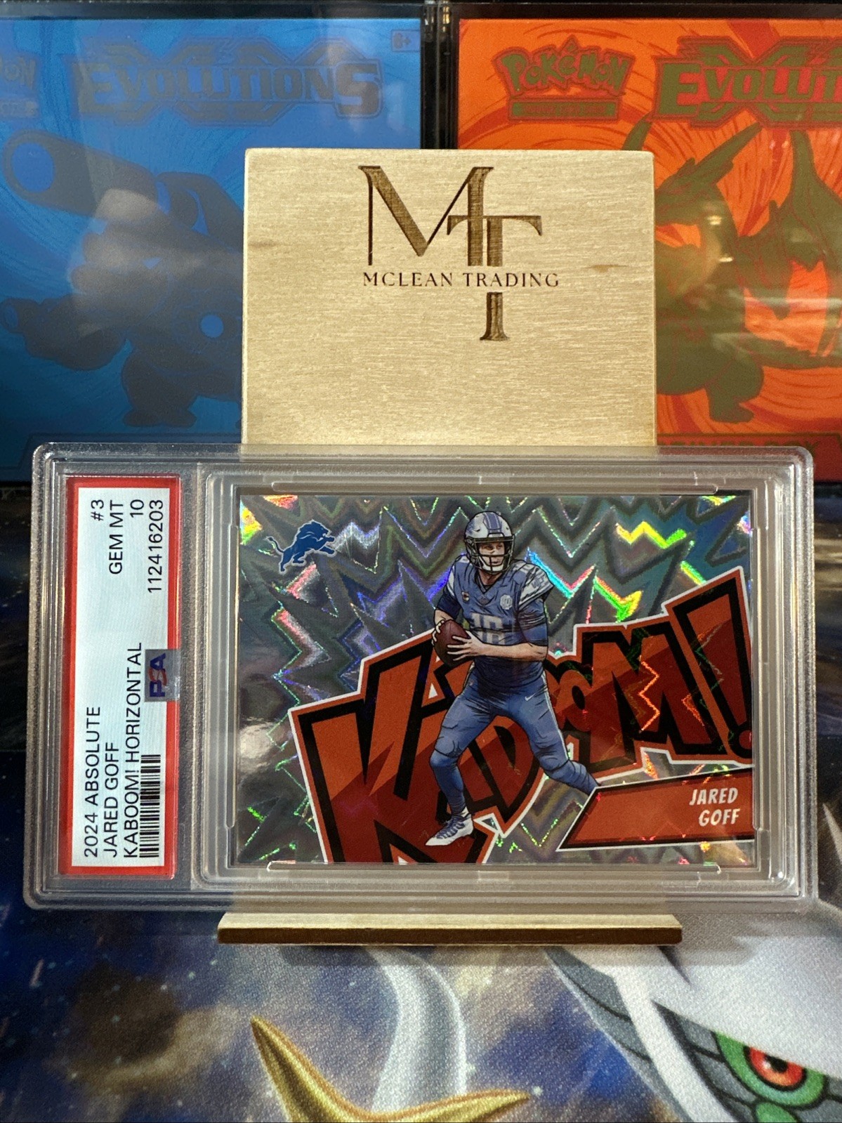 2024 Panini Absolute - Kaboom! Horizontal Jared Goff #3 PSA 10 Gem Mint