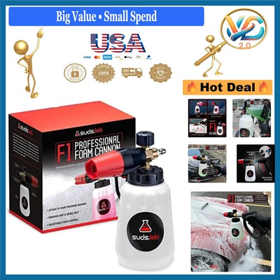 #ad Suds Lab F1 Foam Cannon 32oz Car Wash Pressure Washer Attachments $47.21