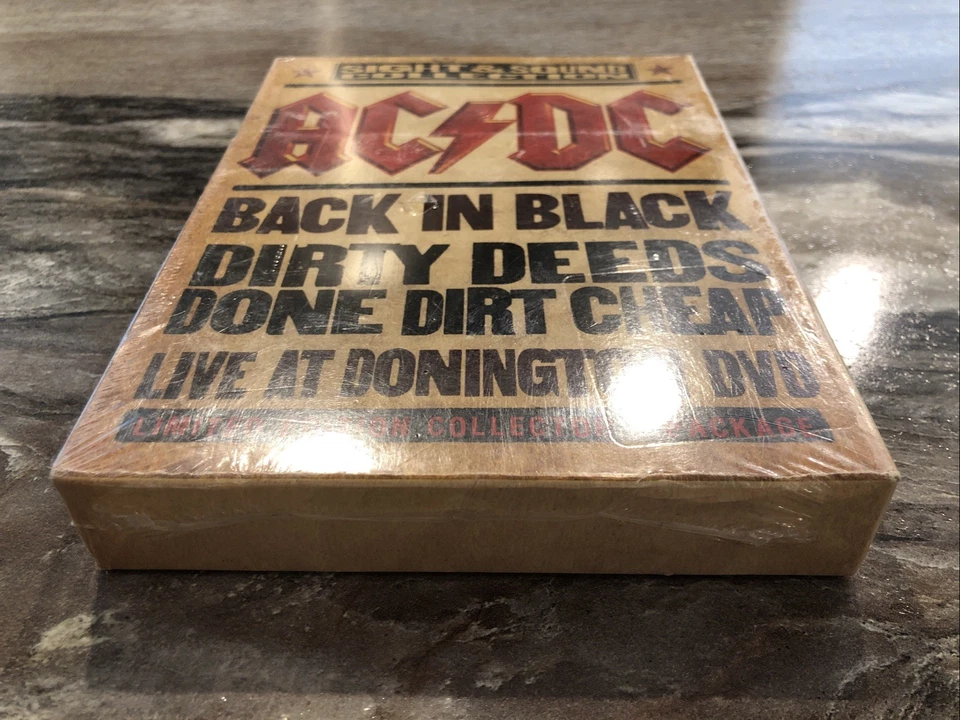 AC/DC Sight & Sound Collection Box Set CD DVD New Sealed 3 Disc Set Donnington!! - Image 2 of 4