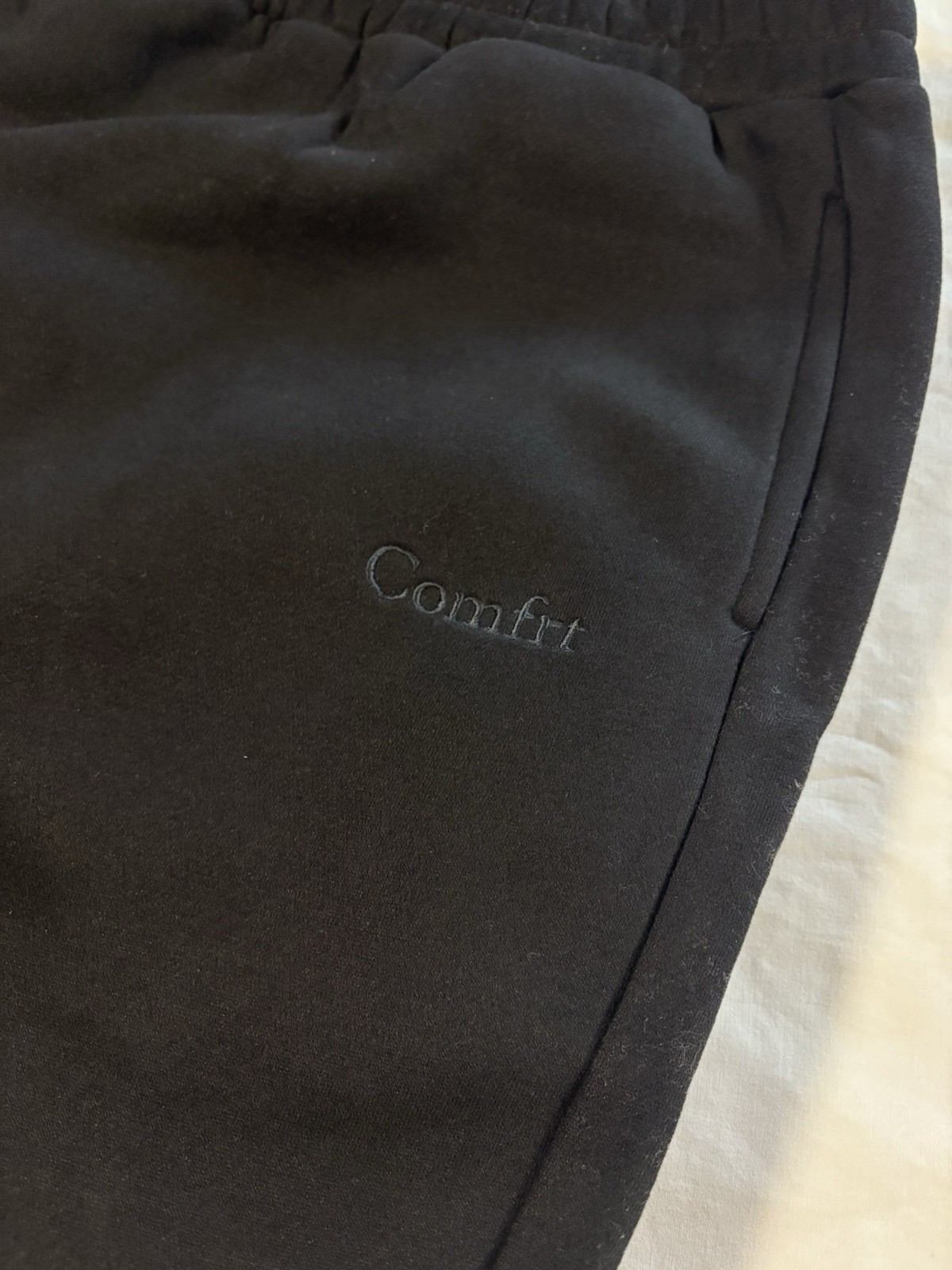Comfrt Signature sweatpants Color- Onyx Black Unisex Adult Size 3XL