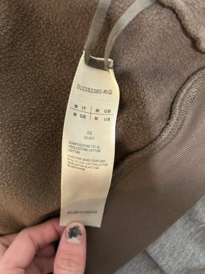 Moletom com capuz Subhuman Rick Owens Mountain tamanho M masculino - Imagem 4 de 4