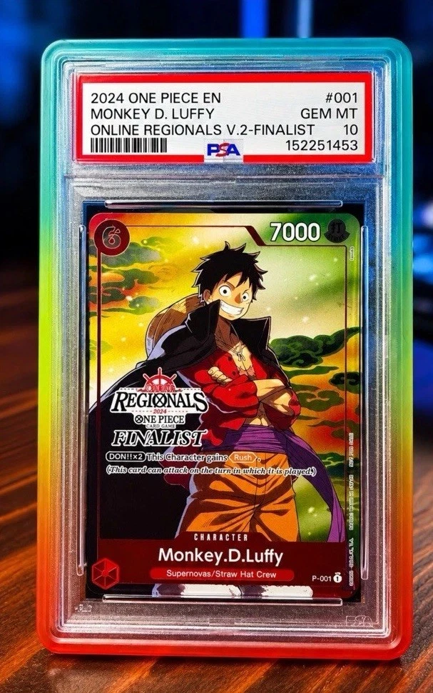 Monkey.D.Luffy [Finalist] P-001 One Piece Promotion Cards | eBay