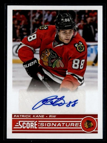 2013 Panini Score Signature Patrick Kane #SS-PK Auto