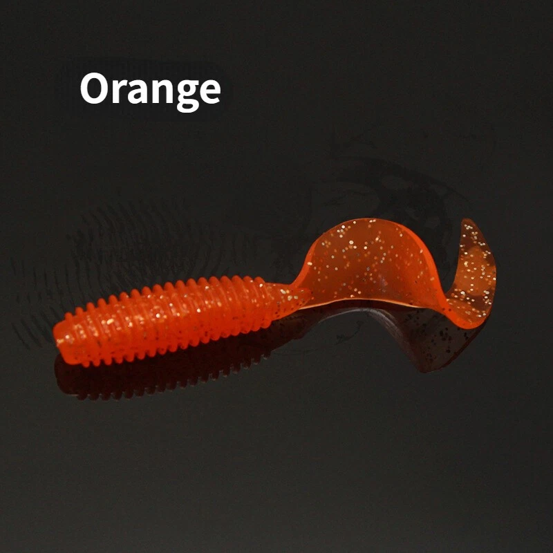 50 Stück Jig Wobbler Wurm Weiche Angelköder Silikonköder für Karpfen Barsch... - Bild 3 von 4