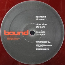 Neonkind - Friday EP, 12", (Vinyl)