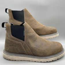 Wolverine Trade Botas de Trabajo Romeo con Punta de Acero con Cuña para Hombres 10 EW Marrón Impermeables