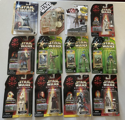 Star Wars Episode 1 Phantom Menace Figure Lot Destroyer Droid with Battle damage