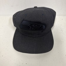 Gray And Blue 59FIFTY Fitted Seahawks Cap size 7 1/8, 100 wool