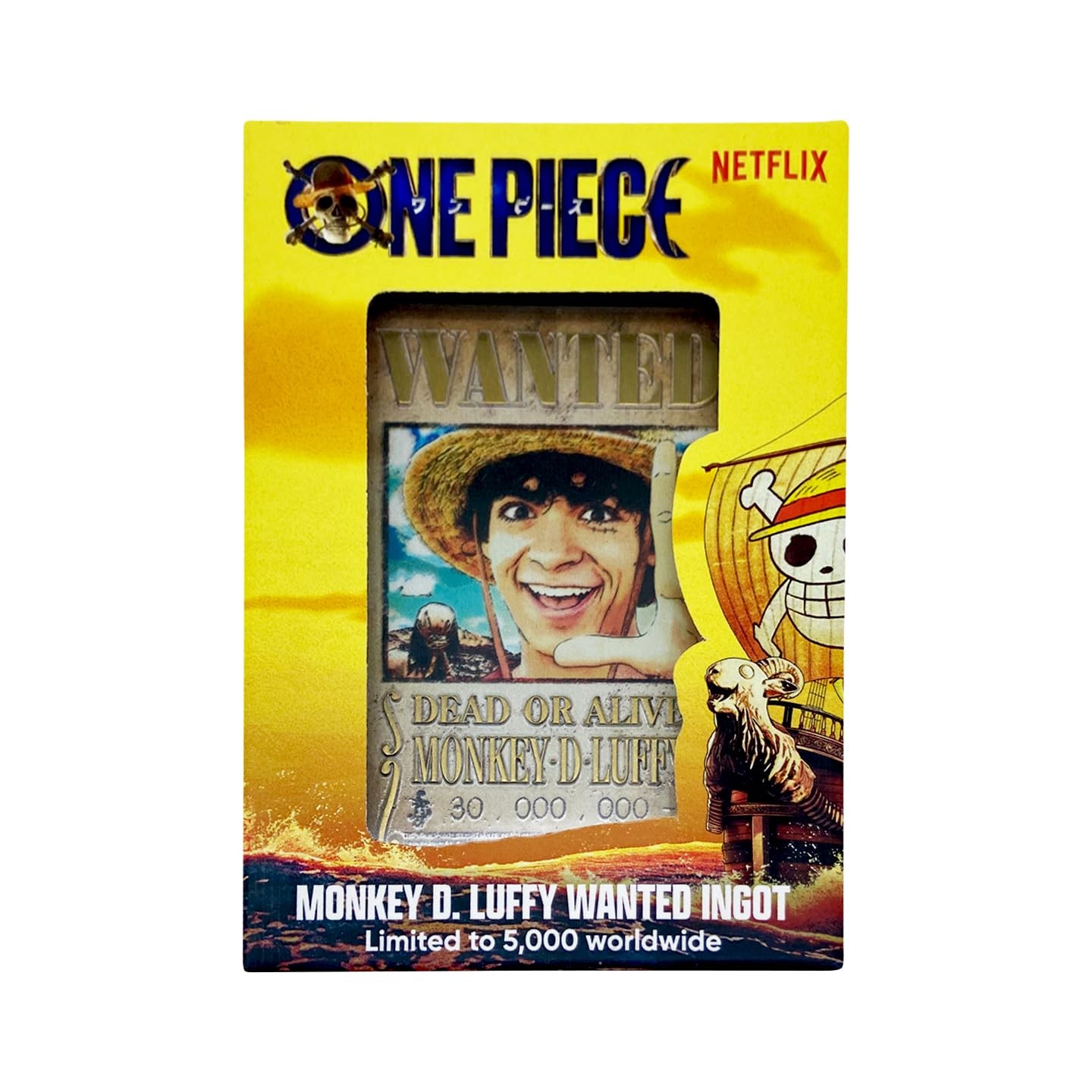 FaNaTtik One Piece Limited Edition Wanted Poster Sammlerstck Metallbarren 8490₽
