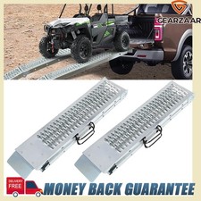 2PCS Ramps Steel Folding 1.8 Metre 440lbs For Trailer Motorbike Bike universal