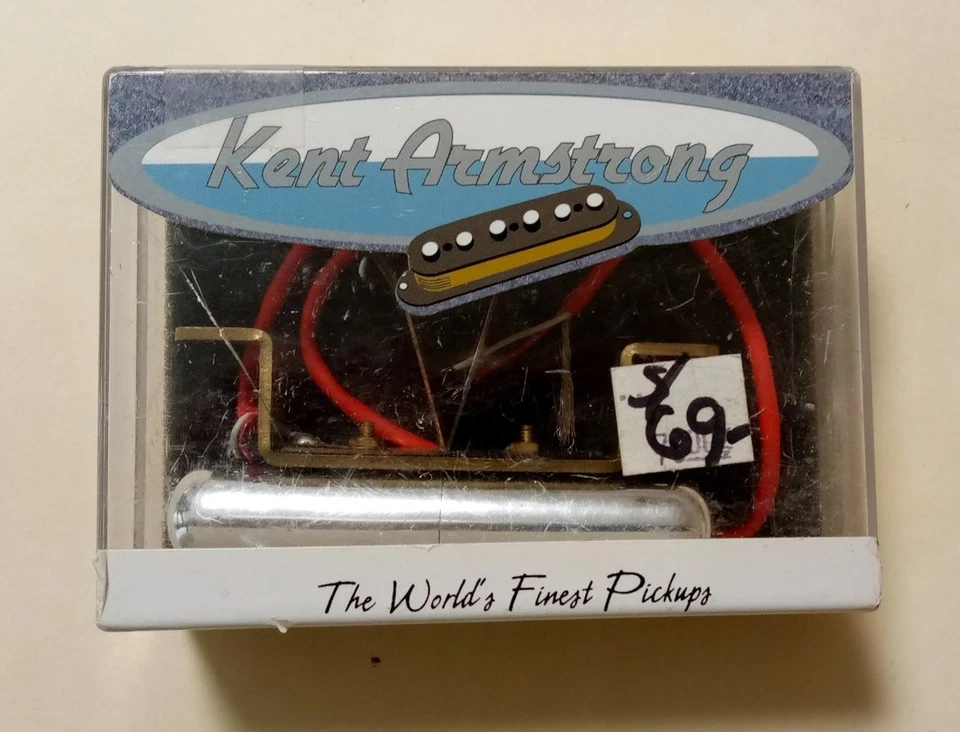 Pastilla de tubo caliente lápiz labial cromado vintage Kent Armstrong 7,9 k SLHD1R (NOS) Foto 3 de 3