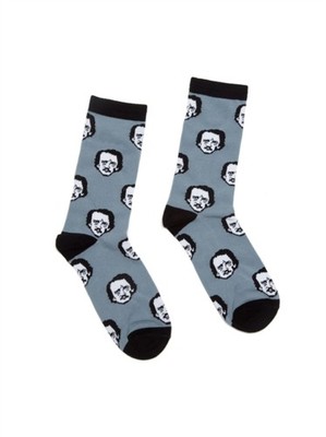 EDGAR ALLAN POEKA DOT SOCKS SMALL by Out of Print Non-book item Self Help