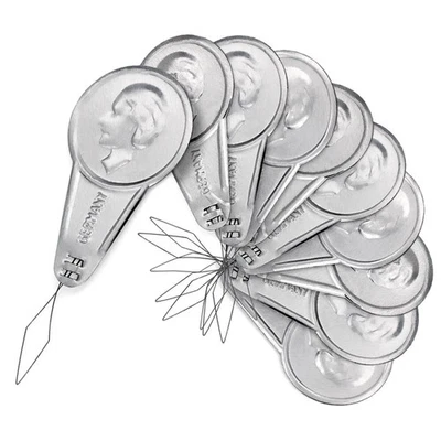 ZML Needle Threader, Hand Sewing/Darning ,Alloy Steel, Silver, One Size