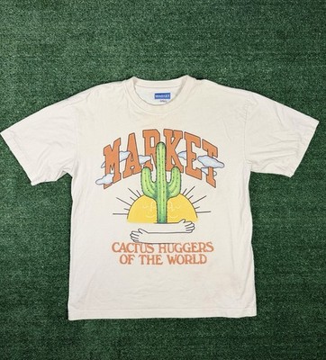 MARKET Cactus VTG T Shirt Size large Cactus Lovers. Rare Find Heavyweight shirt