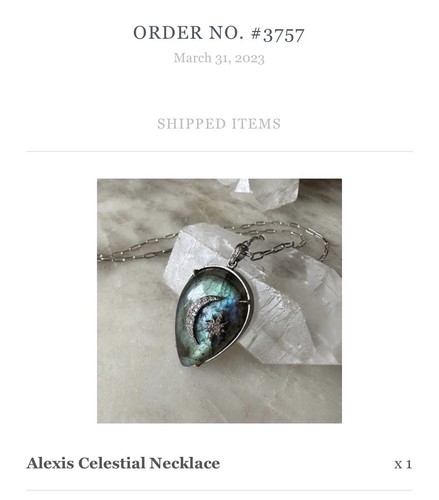 Robindira Unsworth Alexis Celestial Necklace