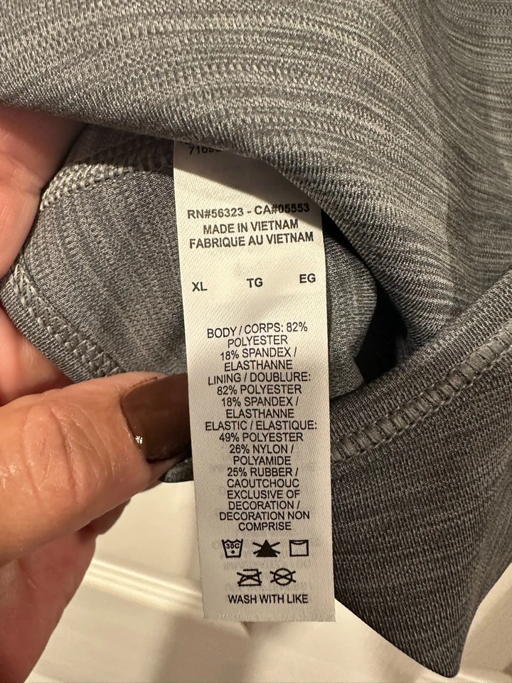 Nike Women's Medium-Support Swoosh Racerback Sports Bra Gray Size XL 280 - Image 3 of 3