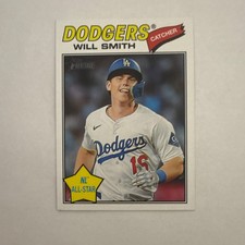 2026 Topps Heritage Will Smith SP Topps All Star Logo Variation #282 LA Dodgers